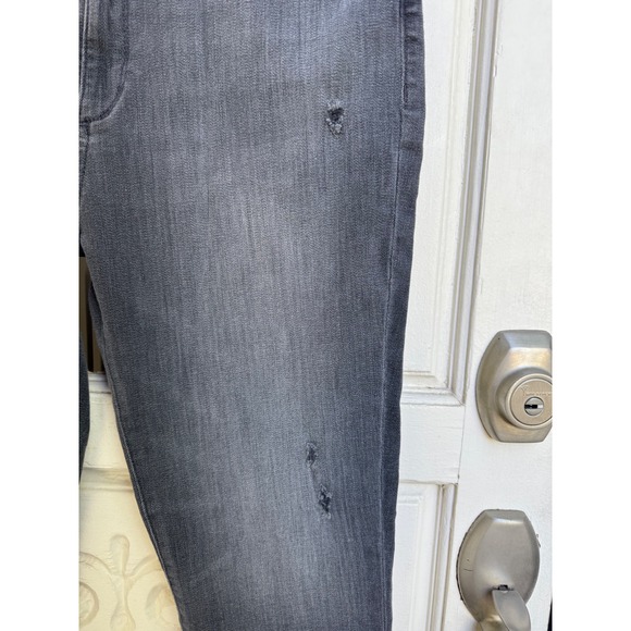 DL1961 Farrow‎ Instaslim Ankle Whitney Distressed Gray Jeans Womens Size 32 - Picture 3 of 7